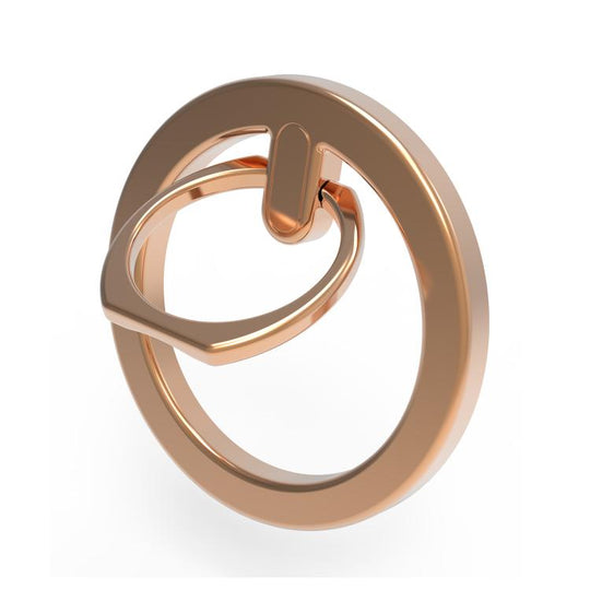 AhaStyle WG82 MagSafe Magnetic Suction Mount Zinc Alloy Ring Mount(Rose Gold)