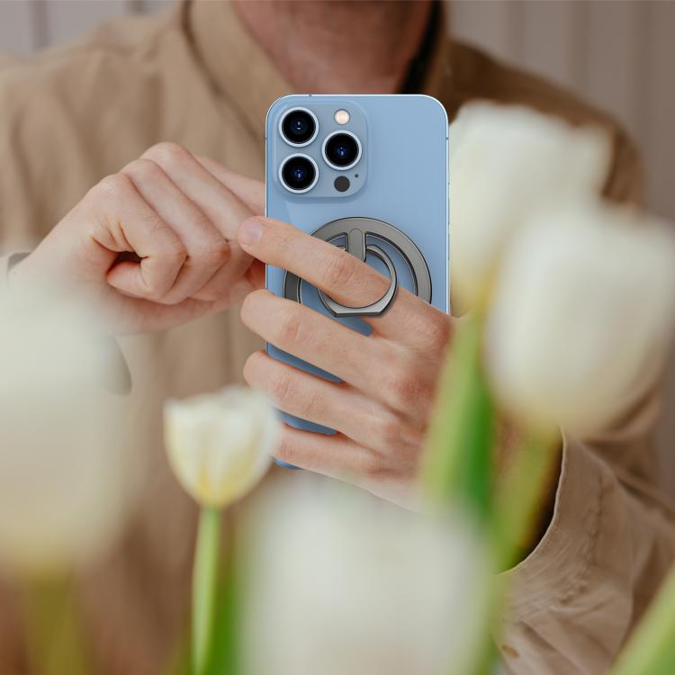 AhaStyle WG82 MagSafe Magnetic Suction Mount Zinc Alloy Ring Mount(Rose Gold) - Ring Holder by AhaStyle | Online Shopping UK | buy2fix