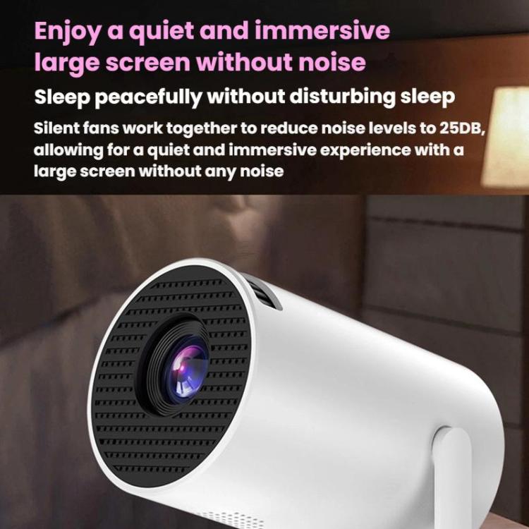 HY200 Home 1080P Projector Mini HD Smart WiFi Projector US Plug - Mini Projector by buy2fix | Online Shopping UK | buy2fix