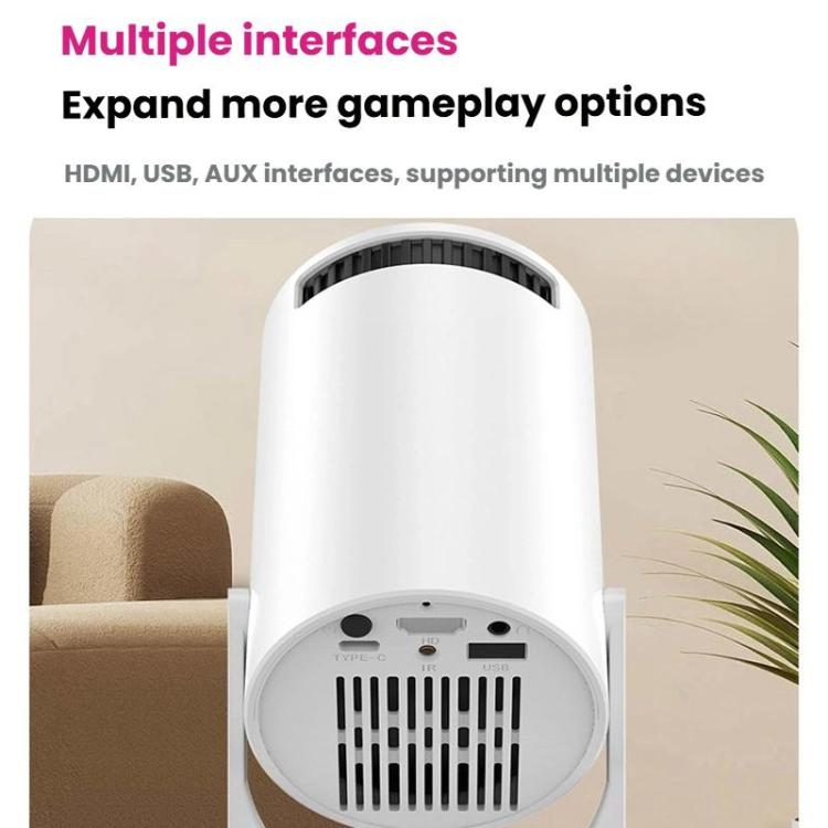 HY200 Home 1080P Projector Mini HD Smart WiFi Projector US Plug - Mini Projector by buy2fix | Online Shopping UK | buy2fix