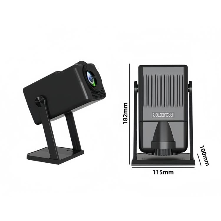 K300 Home 1080P Wireless Projector Mini 4K HD Smart Projector EU Plug(White) - Mini Projector by buy2fix | Online Shopping UK | buy2fix