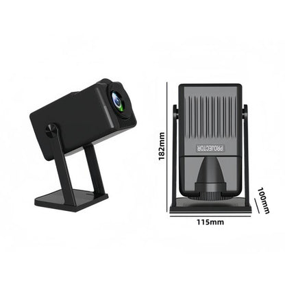 K300 Home 1080P Wireless Projector Mini 4K HD Smart Projector UK Plug(White) - Mini Projector by buy2fix | Online Shopping UK | buy2fix