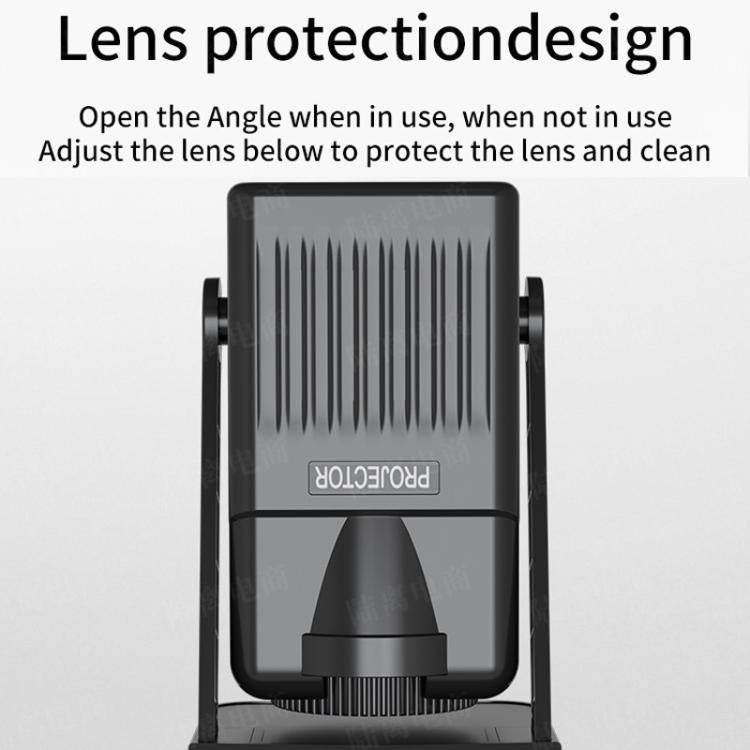 K300 Home 1080P Wireless Projector Mini 4K HD Smart Projector AU Plug(Black) - Mini Projector by buy2fix | Online Shopping UK | buy2fix