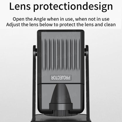 K300 Home 1080P Wireless Projector Mini 4K HD Smart Projector AU Plug(Black) - Mini Projector by buy2fix | Online Shopping UK | buy2fix