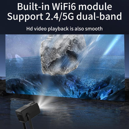 K300 Home 1080P Wireless Projector Mini 4K HD Smart Projector EU Plug(White) - Mini Projector by buy2fix | Online Shopping UK | buy2fix