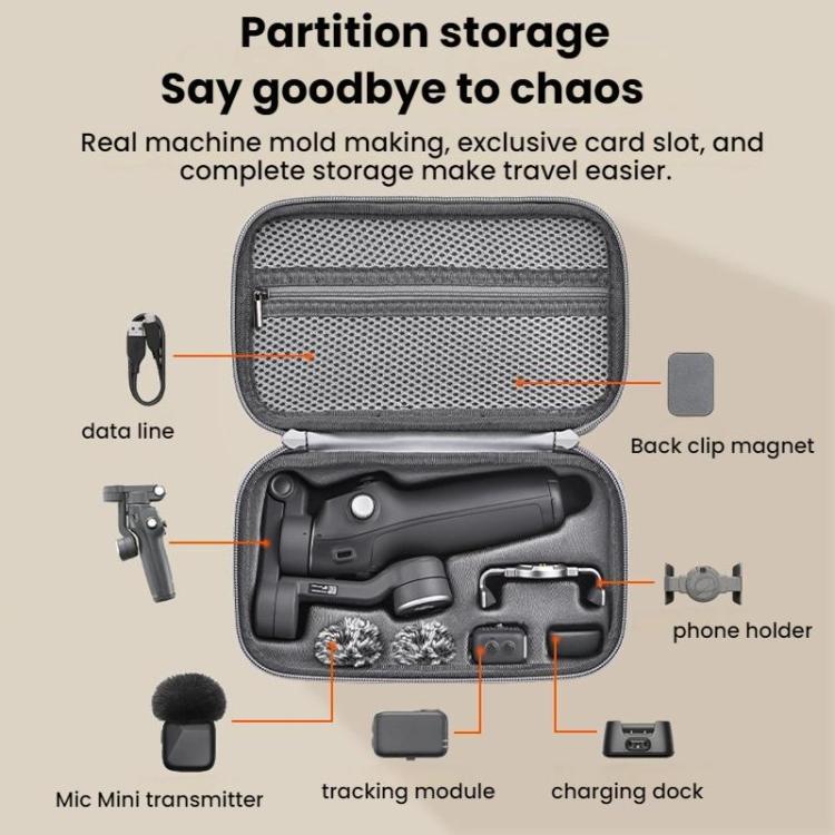 For DJI OSMO Mobile 7/7P BRDRC Mobile Panel Handheld Storage Bag(Gray) -  by BRDRC | Online Shopping UK | buy2fix