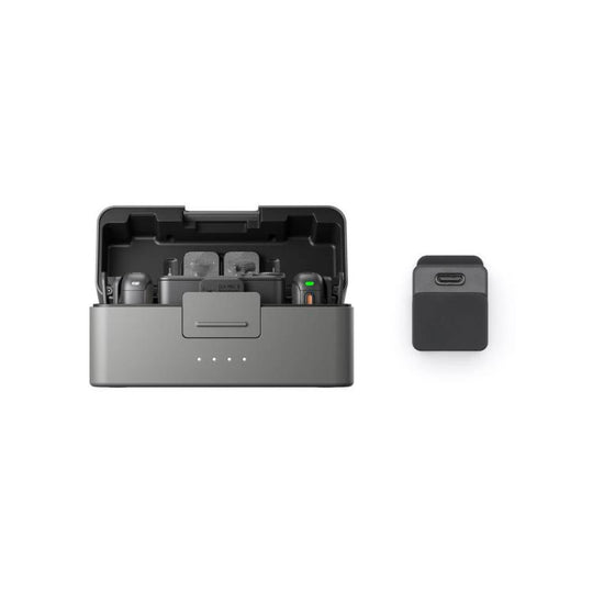 Original 2 TX + 1 RX + Charging Case + Camera Adapter For DJI Mic 3