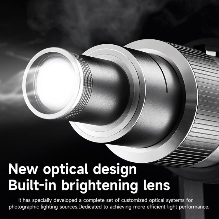 Adjustable Focus DIY Optical Snoot for Bowens Mount Flash Conical Lens Photography Light Modifier 5 Templates Kit - Stand Bracket by buy2fix | Online Shopping UK | buy2fix