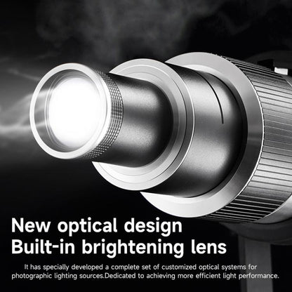 Adjustable Focus DIY Optical Snoot for Bowens Mount Flash Conical Lens Photography Light Modifier 25 Templates Kit - Stand Bracket by buy2fix | Online Shopping UK | buy2fix