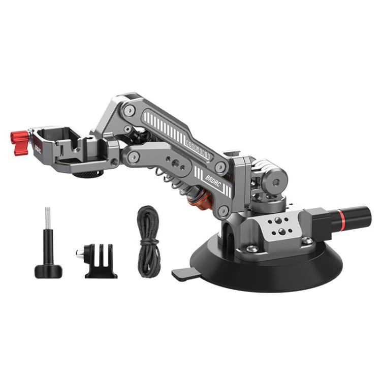 For DJI OSMO POCKET 3 BRDRC Car Suction Cup Expansion Fixed Clip Shock Absorber Bracket(PO3016) - Mount & Holder by BRDRC | Online Shopping UK | buy2fix