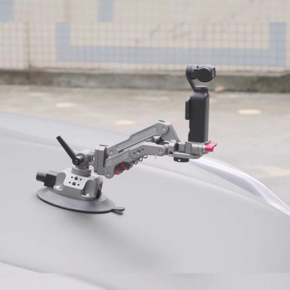 For DJI OSMO POCKET 3 BRDRC Car Suction Cup Expansion Fixed Clip Shock Absorber Bracket(PO3016) - Mount & Holder by BRDRC | Online Shopping UK | buy2fix
