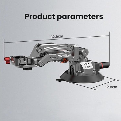 For DJI OSMO POCKET 3 BRDRC Car Suction Cup Expansion Fixed Clip Shock Absorber Bracket(PO3016) - Mount & Holder by BRDRC | Online Shopping UK | buy2fix