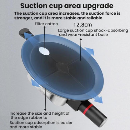For DJI OSMO POCKET 3 BRDRC Car Suction Cup Expansion Fixed Clip Shock Absorber Bracket(PO3016) - Mount & Holder by BRDRC | Online Shopping UK | buy2fix
