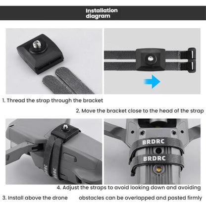 For DJI AIR3/MINI 4PRO BRDRC UAV Upload Bracket, Specification: Holder - Other by BRDRC | Online Shopping UK | buy2fix