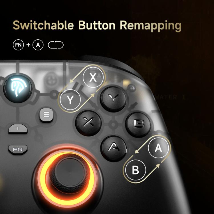 EasySMX D05 Tri-mode Wireless Gaming Controller for PC/Switch/Steam Deck/TV/Phone with Charging Dock(Black) - Gamepads by EasySMX | Online Shopping UK | buy2fix