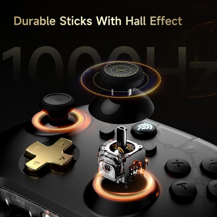 EasySMX D05 Tri-mode Wireless Gaming Controller for PC/Switch/Steam Deck/TV/Phone with Charging Dock(Black) - Gamepads by EasySMX | Online Shopping UK | buy2fix