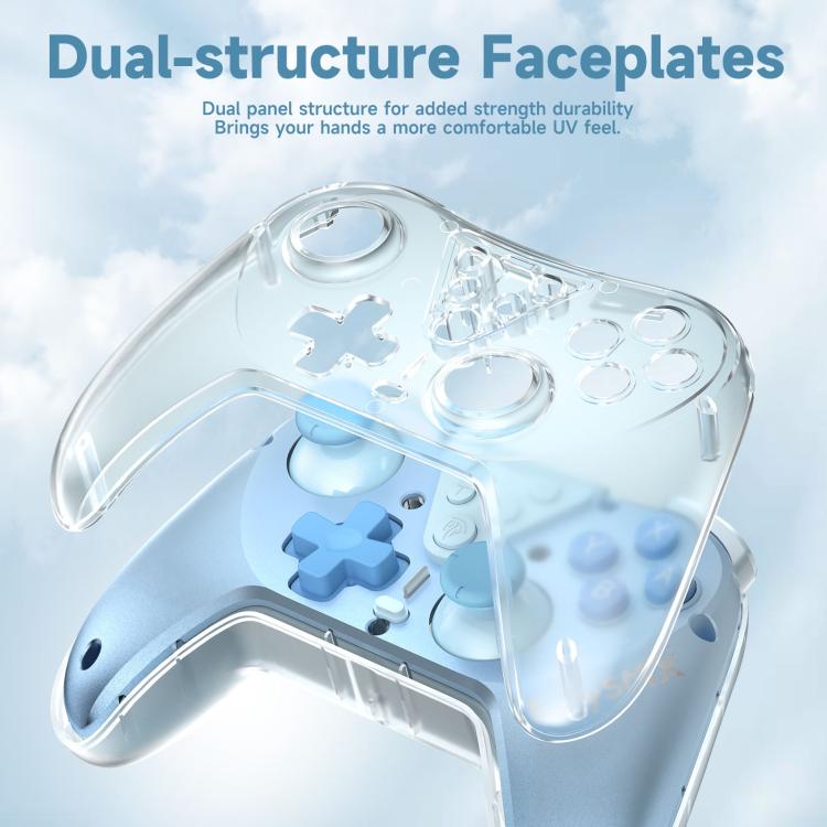 EasySMX T39 Hall Effect 3D Joystick Gaming Controller For Nintendo Switch/Switch Lite/Switch OLED, Steam Deck, PC & IOS Mobile/Tablet(White) - Gamepads by EasySMX | Online Shopping UK | buy2fix