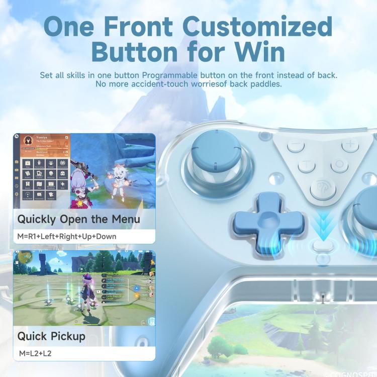 EasySMX T39 Hall Effect 3D Joystick Gaming Controller For Nintendo Switch/Switch Lite/Switch OLED, Steam Deck, PC & IOS Mobile/Tablet(White) - Gamepads by EasySMX | Online Shopping UK | buy2fix