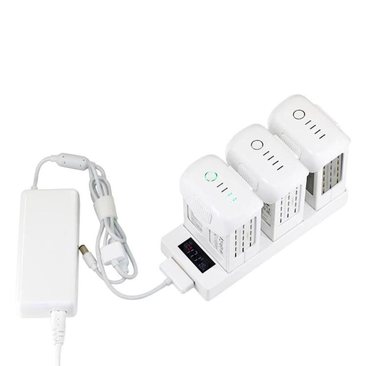 For DJI Phantom 4 Series YX 3-Slot Battery Charging Hub with LED Display -  by YX | Online Shopping UK | buy2fix