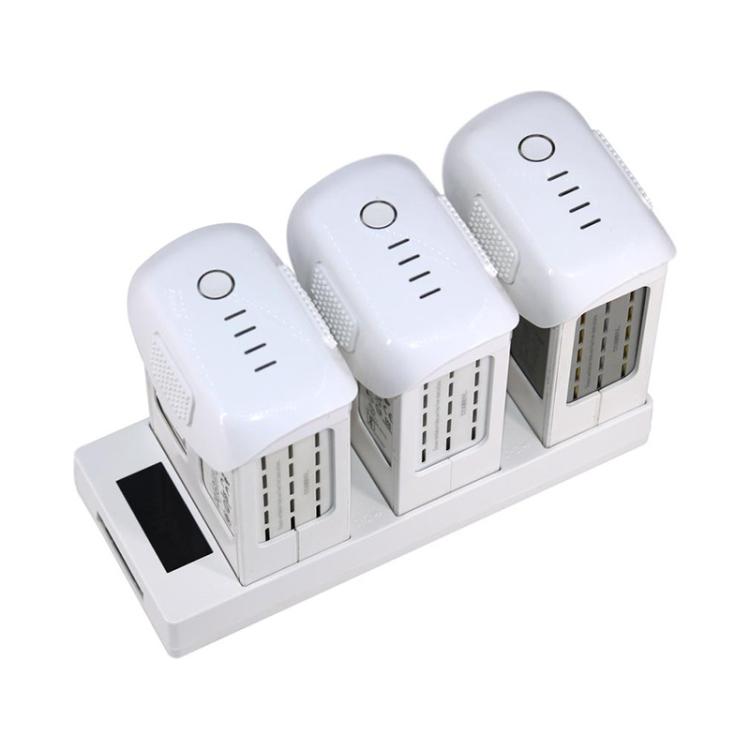 For DJI Phantom 4 Series YX 3-Slot Battery Charging Hub with LED Display -  by YX | Online Shopping UK | buy2fix