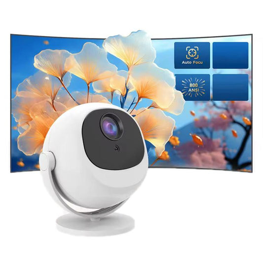 5G Dual-Band 4K High-Definition Intelligent Ball Android Projector(AU Plug) - LED Projector by buy2fix | Online Shopping UK | buy2fix