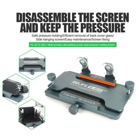 RELIFE RL-601S Mini Mobile Phone Screen Removal Clamp Easily Remove Glass Back Cover and Secure Screen Mold - Repair Fixture by RELIFE | Online Shopping UK | buy2fix