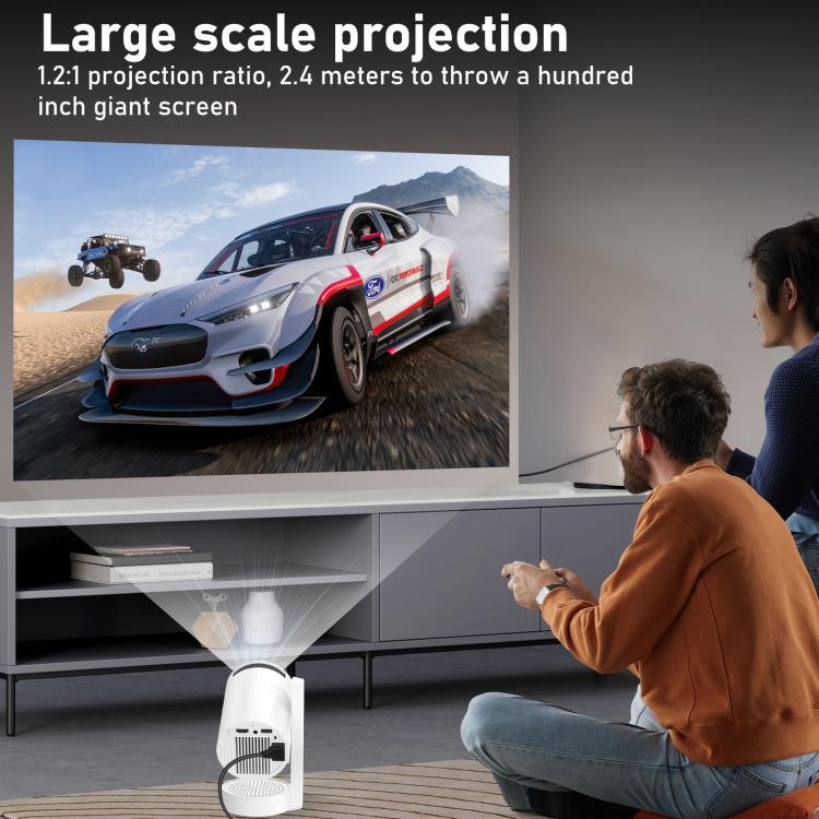 Home Mini Portable HD WIFI Projector(UK Plug) - Mini Projector by buy2fix | Online Shopping UK | buy2fix