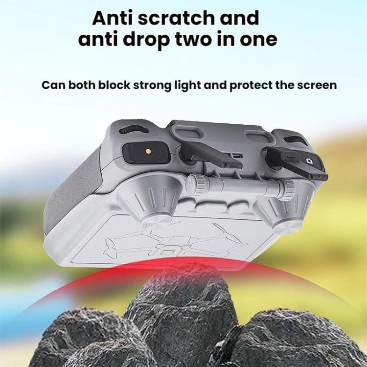 For DJI MINI 4 PRO/AIR 3S BRDRC RC2 Remote Control Hood(Gray) - Other by BRDRC | Online Shopping UK | buy2fix
