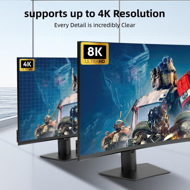 DP301 3 In 1 Out DisplayPort Switch 8K 30Hz HD Splitter For Computer Screen -  by buy2fix | Online Shopping UK | buy2fix