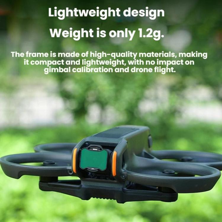 For DJI Avata 2 BRDRC Aluminum Frame Filter Accessories, Specification: ND8+ND16+ND32+ND64 - Lens Filter by BRDRC | Online Shopping UK | buy2fix