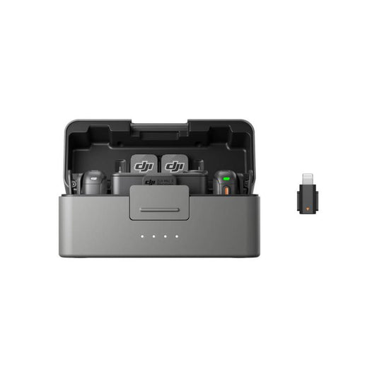 Original DJI Mic 3 (2 TX + 1 RX + Charging Case) + Mobile Phone Adapter (8 Pin) - DJI Mic Series by DJI | Online Shopping UK | buy2fix
