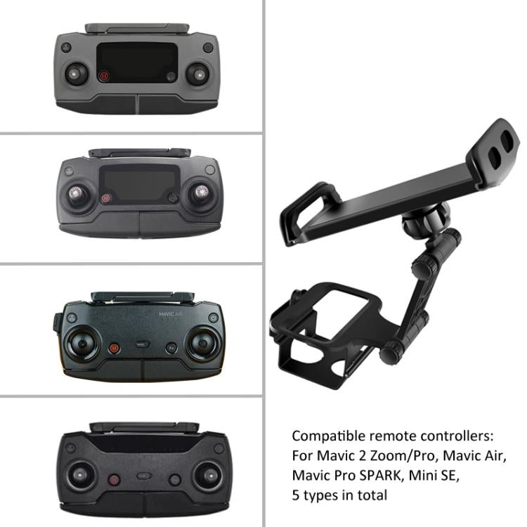 Phone Tablet Holder Mount for DJI Mini SE/Mavic Pro/Mavic Air/Spark/ Mavic 2 Pro/Zoom Remote Controller, Spec: Aluminum Alloy Nut - Holder Series by buy2fix | Online Shopping UK | buy2fix