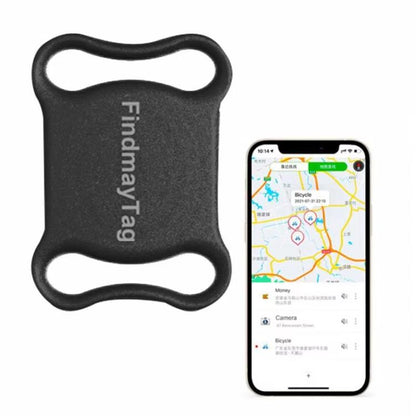 GPS Tracker For Cats & Dogs Global Real-Time Tracking Collar Anti-Loss Waterproof Pet Locator Compatible Findmytag APP(White) - Personal Tracker by buy2fix | Online Shopping UK | buy2fix