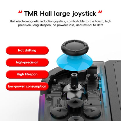 For Nintendo Switch JOY-05 Split Controllers TMR Hall Effect Joysticks, 6-Axis Motion & RGB Lighting(White) - Gamepads by buy2fix | Online Shopping UK | buy2fix
