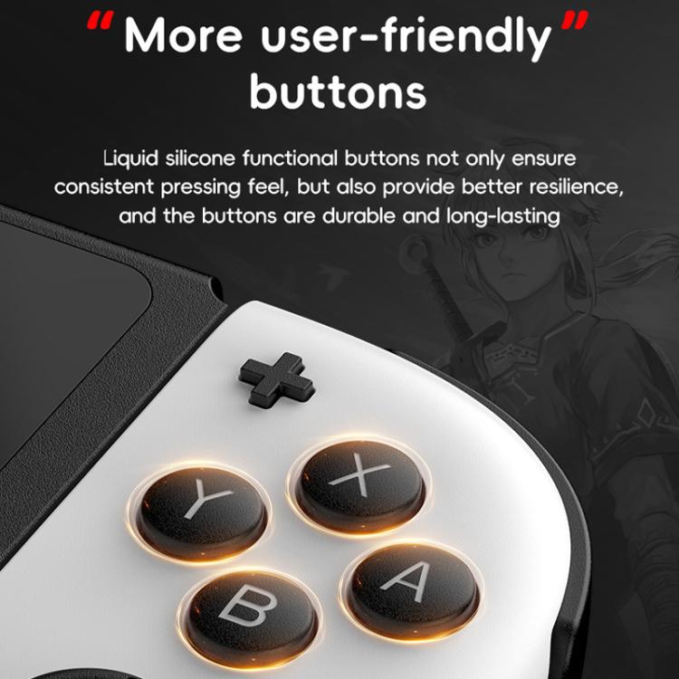 For Nintendo Switch JOY-05 Split Controllers TMR Hall Effect Joysticks, 6-Axis Motion & RGB Lighting(Black) - Gamepads by buy2fix | Online Shopping UK | buy2fix