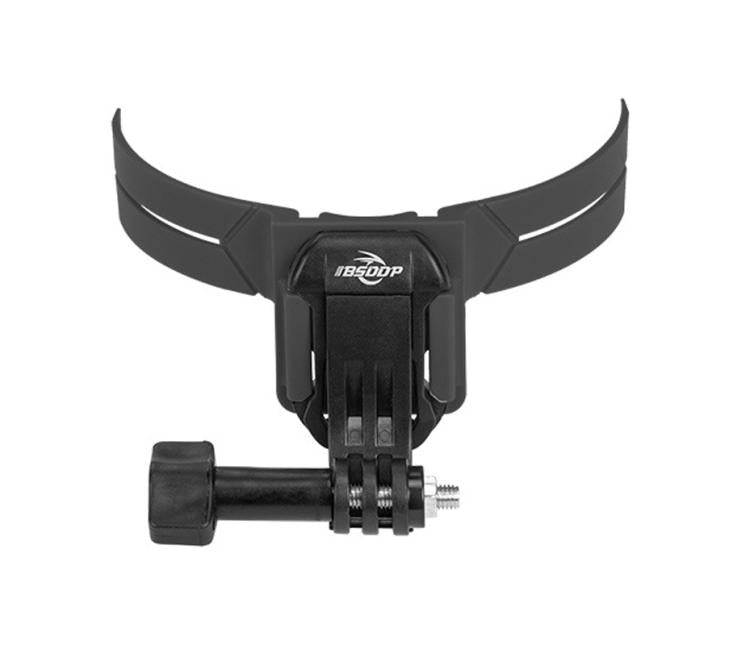 BSDDP Universal Motorcycle Helmet Mount for Action Cameras Fits Curved/Flat Surfaces(Green) - Helmet Mount by BSDDP | Online Shopping UK | buy2fix