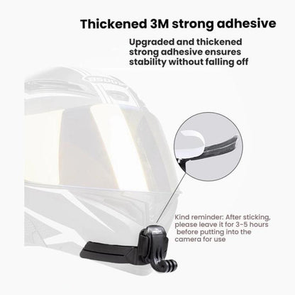 BSDDP Universal Motorcycle Helmet Mount for Action Cameras Fits Curved/Flat Surfaces(Green) - Helmet Mount by BSDDP | Online Shopping UK | buy2fix
