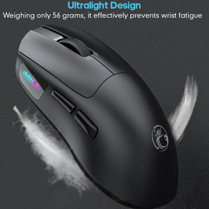 iMICE G900 6 Keys 12800DPI Gaming Mouse Rechargeable Tri-Ode Wireless Mouse(White) - Wireless Mice by iMICE | Online Shopping UK | buy2fix