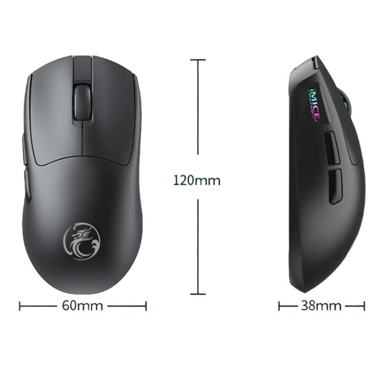 iMICE G900 6 Keys 12800DPI Gaming Mouse Rechargeable Tri-Ode Wireless Mouse(White) - Wireless Mice by iMICE | Online Shopping UK | buy2fix
