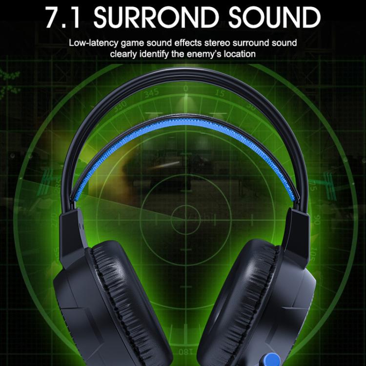 iMICE HD-490 RGB Light 7.1mm Glowing Headphones Computer Esports Wired Gaming Headset With Microphone - Multimedia Headset by iMICE | Online Shopping UK | buy2fix