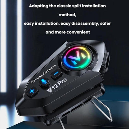 Motorcycle Helmet Waterproof Noise-reducing Headset(Hard Mic) - Motorcycle Walkie Talkie by buy2fix | Online Shopping UK | buy2fix