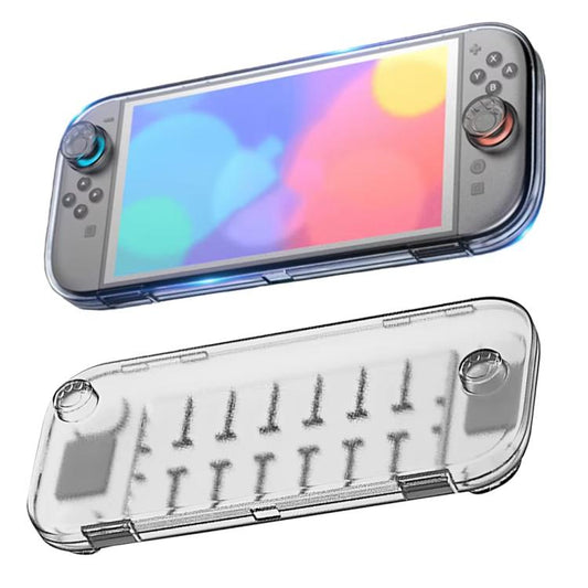 For Nintendo Switch 2 Console Crystal Storage Case Organizer Anti-Scratch Travel Box With 14 Game Card Slots(Clear Black) - Cases by buy2fix | Online Shopping UK | buy2fix