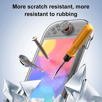 For Nintendo Switch 2 Console Crystal Storage Case Organizer Anti-Scratch Travel Box With 14 Game Card Slots(Clear White) - Cases by buy2fix | Online Shopping UK | buy2fix