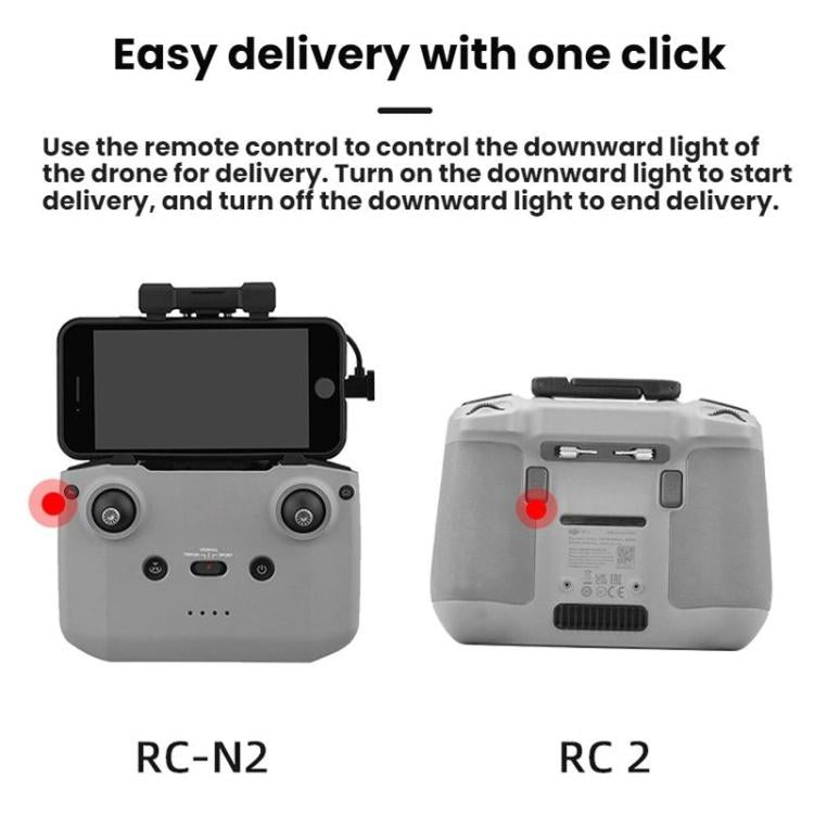 For DJI AIR 3S/AIR 3 BRDRC Drone Airdrop Accessories(Dark Gray) - Other by BRDRC | Online Shopping UK | buy2fix