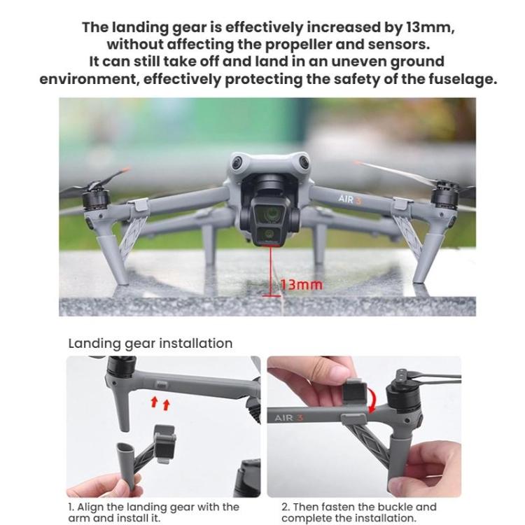 For DJI AIR 3S/AIR 3 BRDRC Drone Airdrop Accessories(Dark Gray) - Other by BRDRC | Online Shopping UK | buy2fix