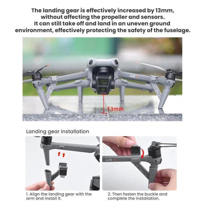For DJI AIR 3S/AIR 3 BRDRC Drone Airdrop Accessories(Dark Gray) - Other by BRDRC | Online Shopping UK | buy2fix