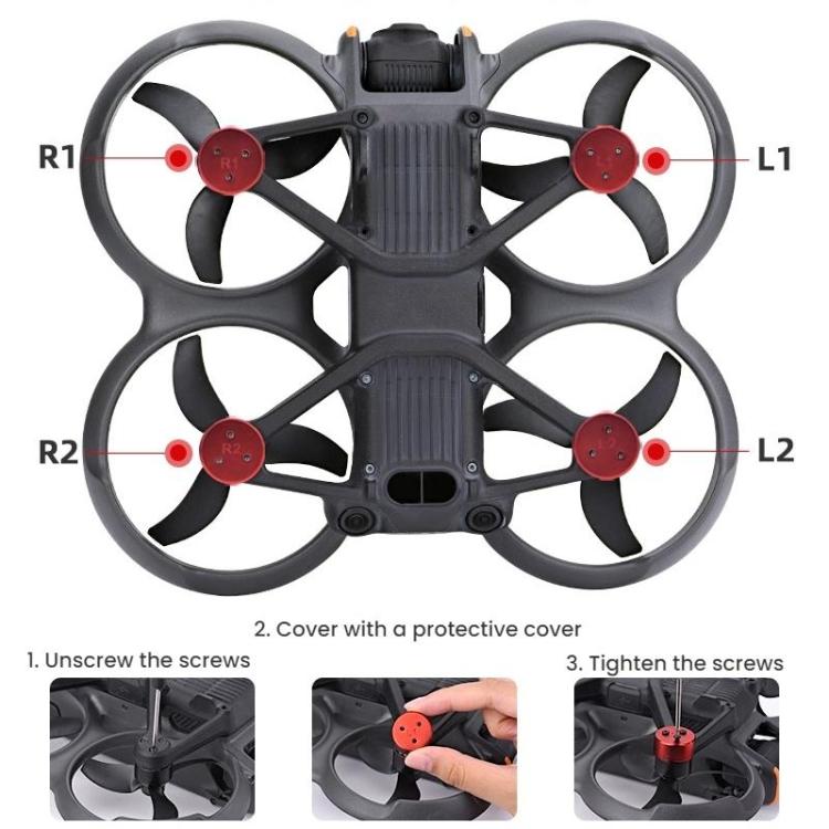 For DJI Avata 2 BRDRC Motor Dust Protection Cover Accessories, Specification: Motor Cover - Other by BRDRC | Online Shopping UK | buy2fix
