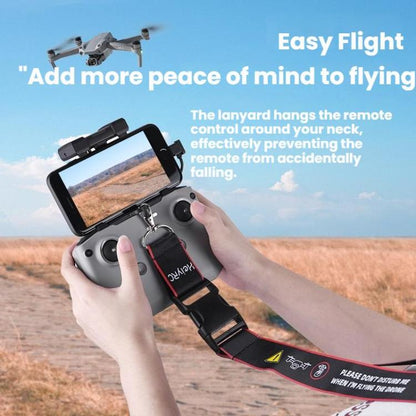 For DJI MINI 4 PRO/Mavic 3/AIR 3/NEO BRDRC Remote Control Widened Lanyard(Red Edge) - Others by BRDRC | Online Shopping UK | buy2fix