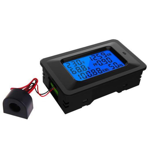 Multifunctional Electric Meter AC Digital Voltage Frequency Monitor, Specification: AC 20A 4400W - Current & Voltage Tester by buy2fix | Online Shopping UK | buy2fix