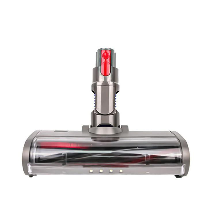For Dyson V7/V8/V10/V11/G5 Carbon Fiber Brush Head With Green Light Floorhead Attachment - For Dyson Accessories by buy2fix | Online Shopping UK | buy2fix